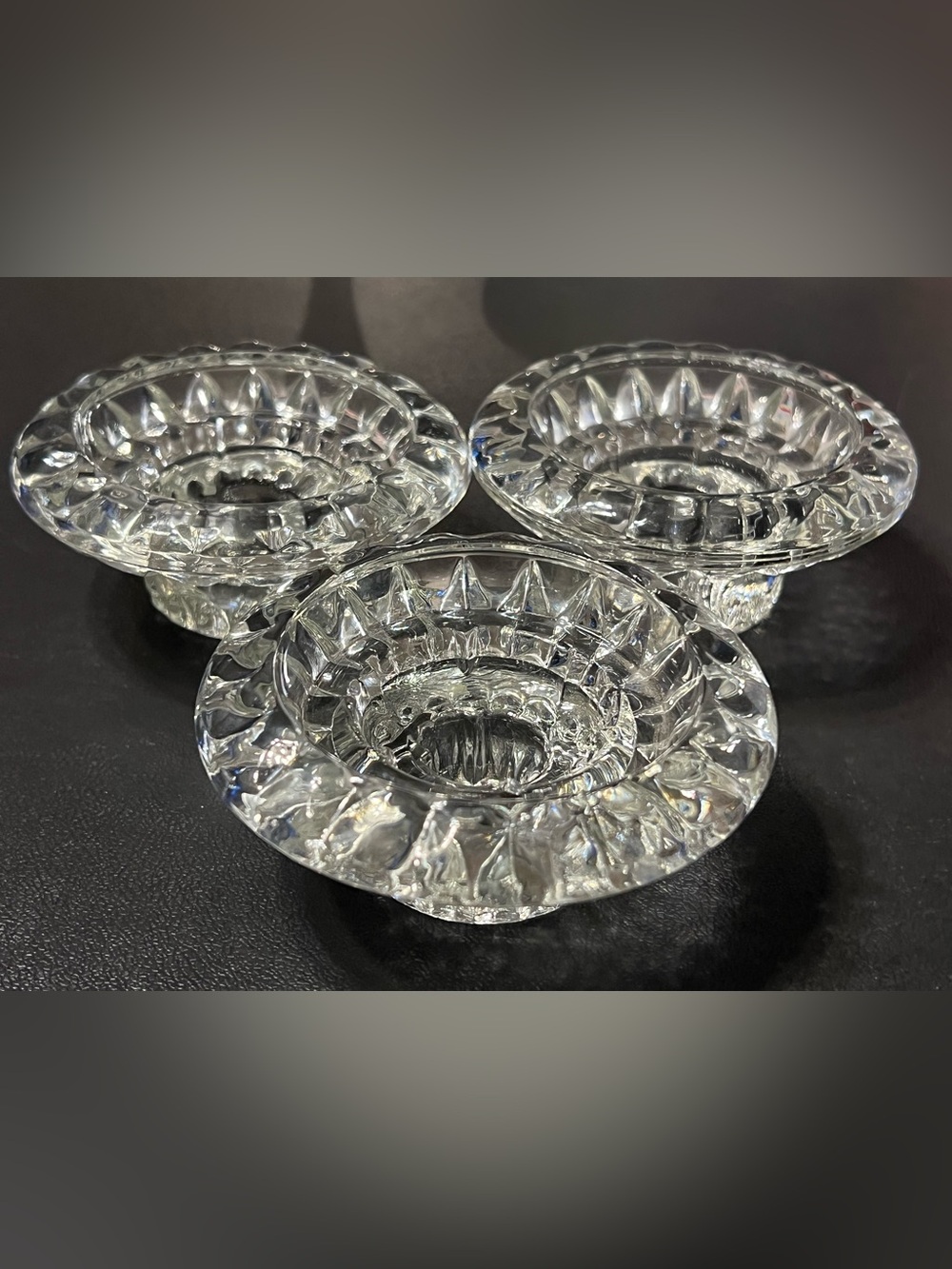 Vintage Malaysia KIG Candle Holders Lot Of Three